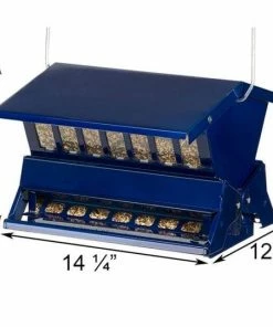 Heritage Farms Double Sided Absolute II Electric Blue Bird Feeder