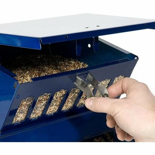 Heritage Farms Double Sided Absolute II Electric Blue Bird Feeder 6 Heritage Farms Double Sided Absolute II Electric Blue Bird Feeder