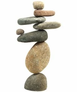 BirdHousesAndBaths Sales 4 Ancient Graffiti Eight Stone Cairn, 14"H