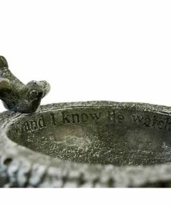 Athens Stonecasting Standing Bird Baths His Eye Is On The Sparrow, Forest White Bird Bath 9 Athens Stonecasting Standing Bird Baths His Eye Is On The Sparrow, Forest White Bird Bath