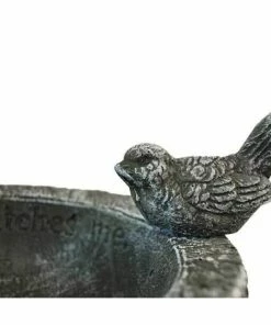 Athens Stonecasting Standing Bird Baths His Eye Is On The Sparrow, Forest White Bird Bath 11 Athens Stonecasting Standing Bird Baths His Eye Is On The Sparrow, Forest White Bird Bath