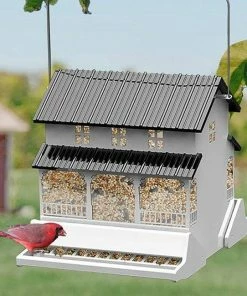 Heritage Farms Decorative Feeders Farmhouse Style Absolute Squirrel Resistant Bird Feeder