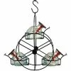 Parasol Hummingbird Feeders Ferris Wheel Hummingbird Feeder, Clear