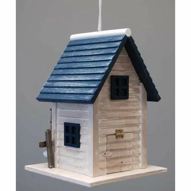 Home Bazaar Fishing Lodge Bird House 5 Home Bazaar Fishing Lodge Bird House