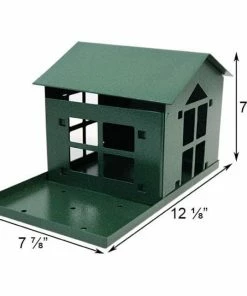 Erva Tool & Die Food Pantry Green Squirrel Feeder