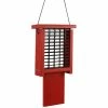 Woodlink Going Green Suet Feeder With Tail Prop, Red Hanging Feeders