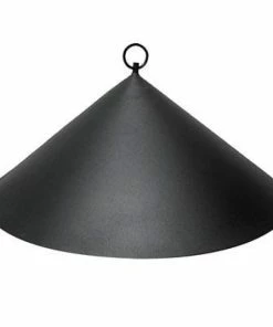 Achla Bird Feeder Accessories Hanging Black Squirrel Baffle