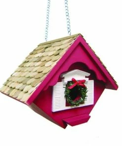 Home Bazaar Little Hanging Holiday Wren Cottage Decorative Houses 7 Home Bazaar Little Hanging Holiday Wren Cottage Decorative Houses