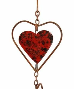 Ancient Graffiti Lawn & Garden Heart Rain Chain, Multicolored 7 Ancient Graffiti Lawn & Garden Heart Rain Chain, Multicolored