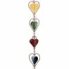 Ancient Graffiti Lawn & Garden Heart Rain Chain, Multicolored