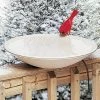 Allied Precision Heated Bird Bath With Deck Mount Deck Mounted Bird Baths