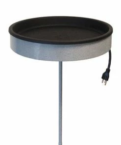 Erva Tool & Die Heated Bird Baths Heated Bird Bath With Pole