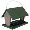 Songbird Essentials Hopper Green And Brown Bird Feeder, Large 1 Songbird Essentials Hopper Green And Brown Bird Feeder, Large