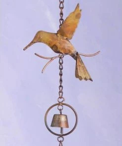 Ancient Graffiti Hummingbirds Decorative Hanging Chain