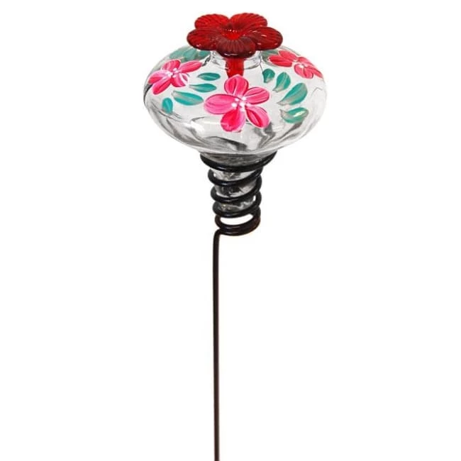 Parasol Mini-Blossom Botanica Staked Clear Hummingbird Feeder 3 Parasol Mini-Blossom Botanica Staked Clear Hummingbird Feeder