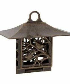 Whitehall Products Nuthatch Bronze Colored Suet Feeder Hanging Feeders