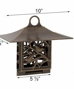 Whitehall Products Nuthatch Bronze Colored Suet Feeder Hanging Feeders
