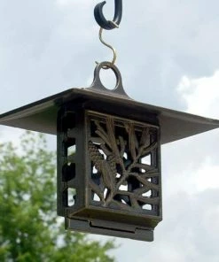 Whitehall Products Hanging Feeders Pinecone French Bronze Colored Suet Feeder