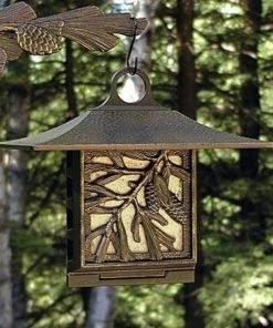 Whitehall Products Hanging Feeders Pinecone French Bronze Colored Suet Feeder
