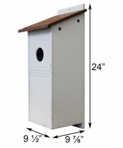 Green Meadow Houses & Feeders Polywood Brown And Gray Recycled Plastic Flicker House
