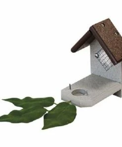 Green Meadow Houses & Feeders Polywood Brown And Gray Recycled Plastic Hummingbird Nest