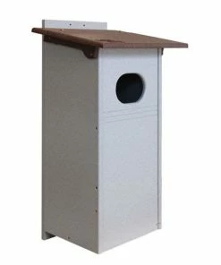 Green Meadow Houses & Feeders Polywood Brown And Gray Recycled Plastic Wood Duck House