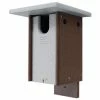 Green Meadow Houses & Feeders Polywood Gray And Brown Recycled Plastic Sparrow Resistant Bluebird House 2 Green Meadow Houses & Feeders Polywood Gray And Brown Recycled Plastic Sparrow Resistant Bluebird House