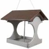 Green Meadow Houses & Feeders Polywood Recycled Plastic Suet Log Bird Feeder, Brown & Gray Hanging Feeders