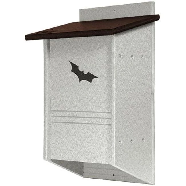 Green Meadow Houses & Feeders Polywood Recycled Plastic Triple Chamber Bat House, 40 Bats 3 Green Meadow Houses & Feeders Polywood Recycled Plastic Triple Chamber Bat House, 40 Bats
