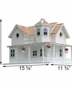 Home Bazaar Post Lane Cottage Bird House Decorative Houses