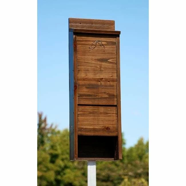 BestNest Premium Stained Dark Brown Bat House, 65 Bats 3 BestNest Premium Stained Dark Brown Bat House, 65 Bats