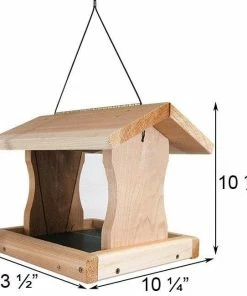 Woodlink Professional Series Premier Cedar Bird Feeder Hanging Feeders