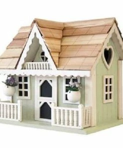 Home Bazaar Rosemary Cottage Bird House Decorative Houses