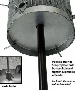 Woodlink Hanging Feeders Rustic Farmhouse Mesh Silo Bird Feeder