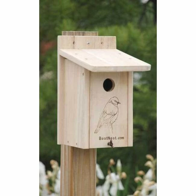 BestNest Seasonal Bluebird House Post / Pole Mounted Houses 3 BestNest Seasonal Bluebird House Post / Pole Mounted Houses