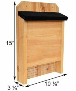 BestNest Single Chamber Cedar Bat House, 60 Bats