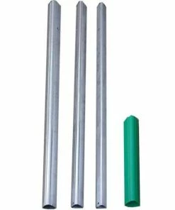 S&K Mfg Bird House Accessories S&K Telescoping Aluminum Tri-Pole With Ground Socket