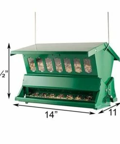 Heritage Farms Hanging Feeders Squirrel Resistant Weight Sensitive Bird Feeder