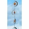 Ancient Graffiti Lawn & Garden Sun And Moon Rain Chain, Copper & Silver