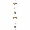 Ancient Graffiti Lawn & Garden Umbrella And Bell Rain Chain, Flamed Copper 2 Ancient Graffiti Lawn & Garden Umbrella And Bell Rain Chain, Flamed Copper