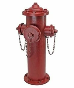 Design Toscano Vintage Metal Fire Hydrant Statue Lawn & Garden