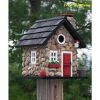 Home Bazaar Decorative Houses Windy Ridge Stone Bird House 1 Home Bazaar Decorative Houses Windy Ridge Stone Bird House