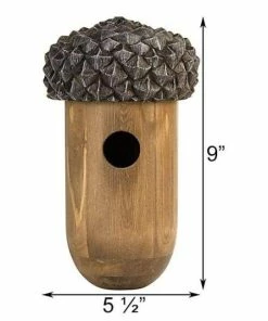 Esschert Design Wooden Acorn Bird House