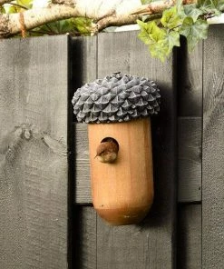 Esschert Design Wooden Acorn Bird House